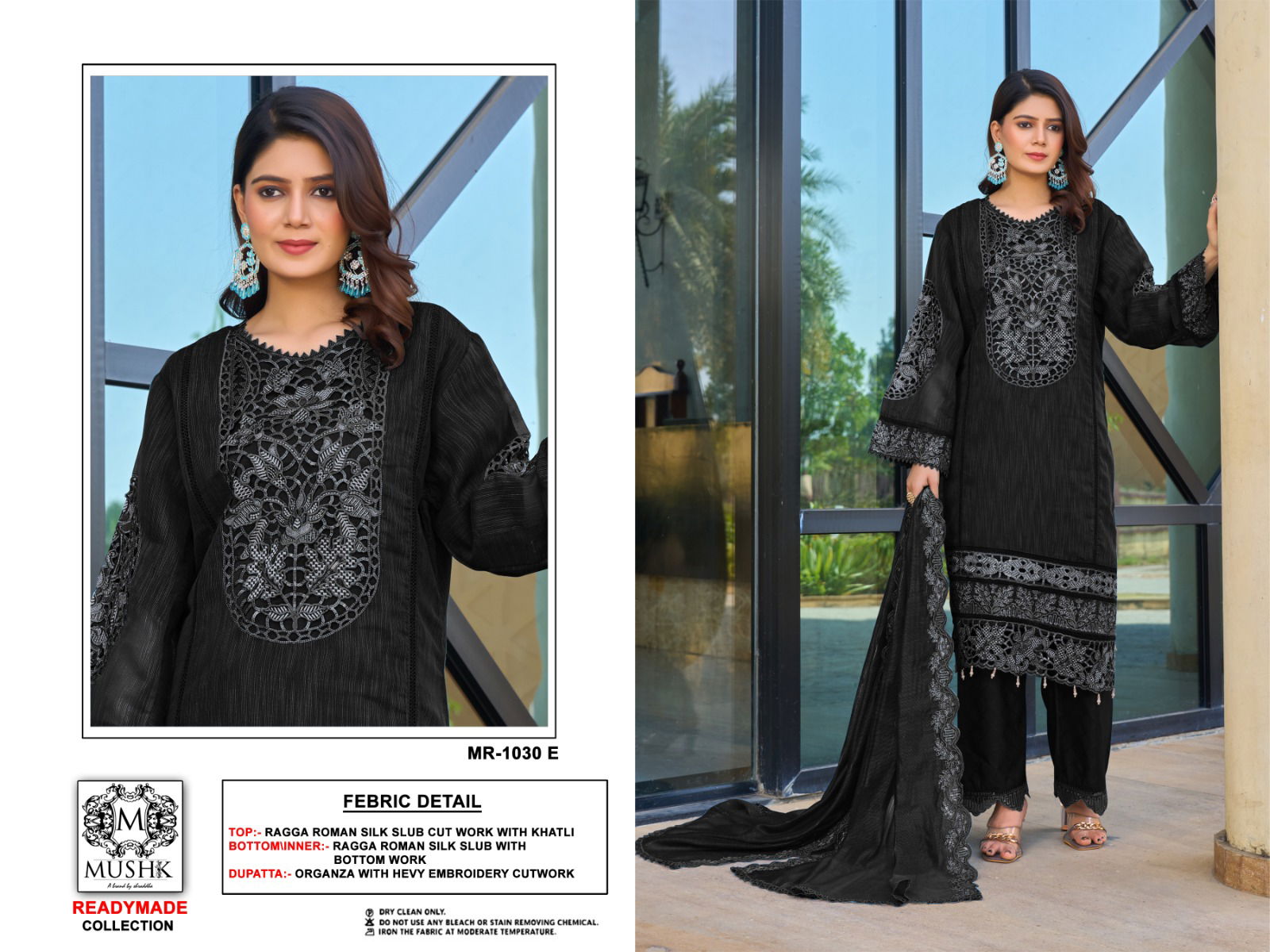 MR 1030 D To G By Mushk Raga Roman Silk Readymade Suits Orders In India